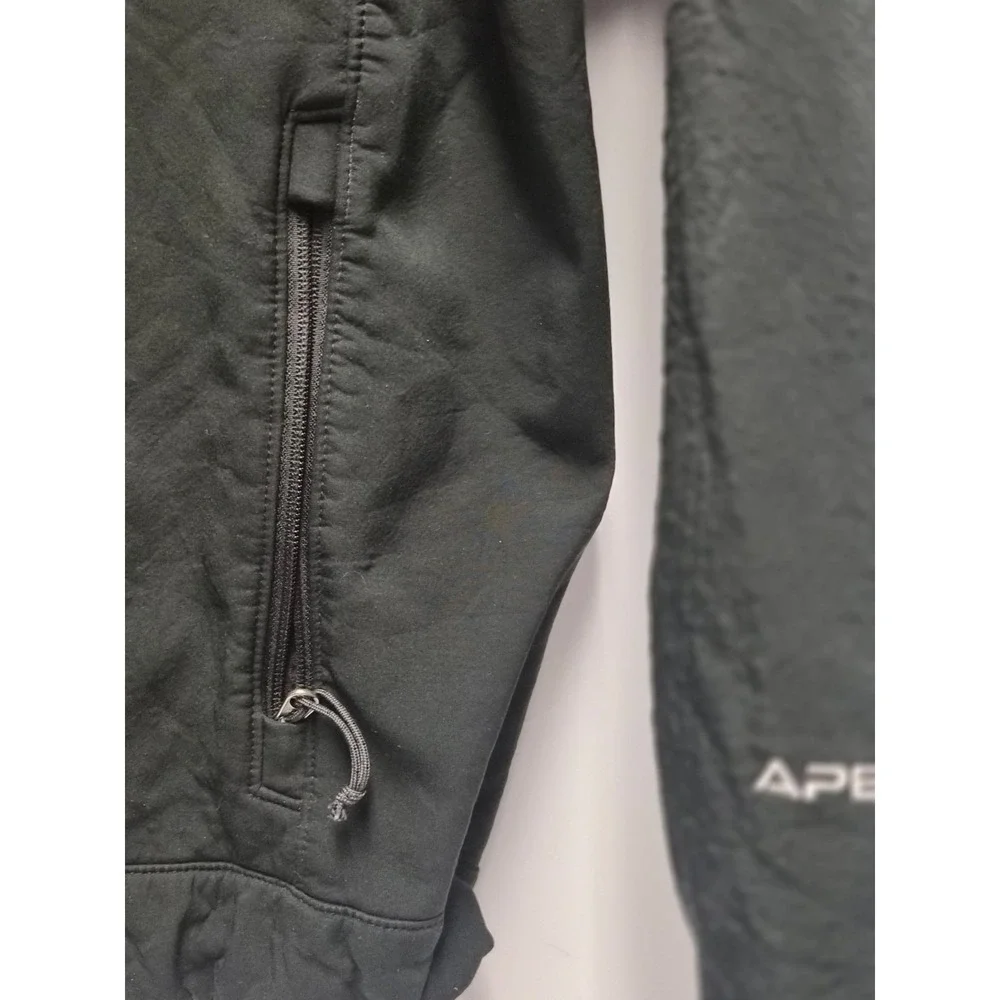The North Face Apex Bionic Softshell Black Jacket Size Large 23in Chest Men